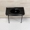 Fauceture 36" Ceramic Console Sink with Stainless Steel Legs, Black/Matte Black VPB28140W80K - alternate 3